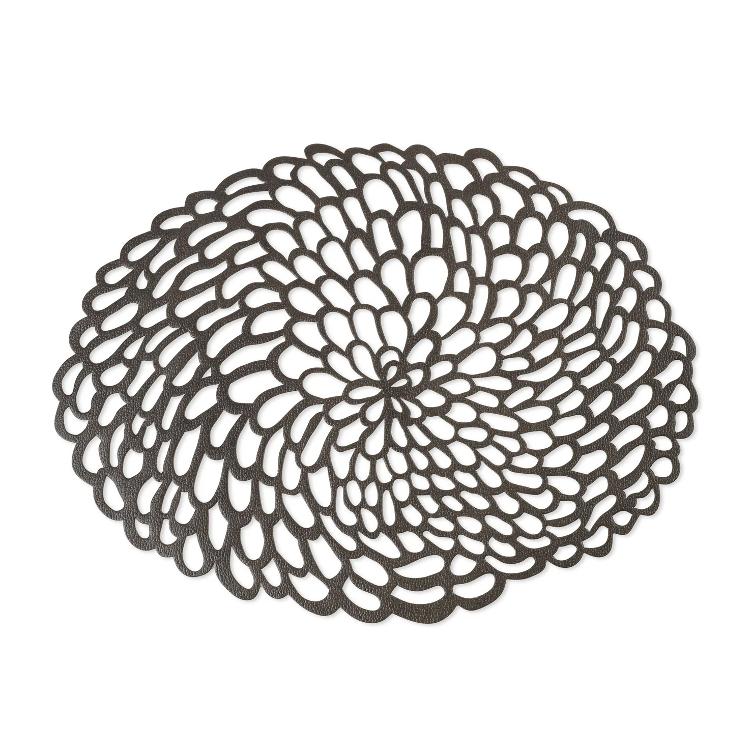LACEMAT OVALE DARK GREY