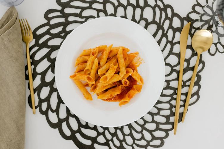 LACEMAT ROUND DARK GREY