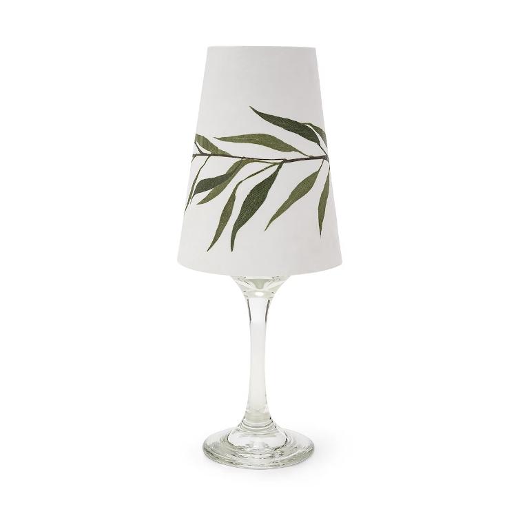 LAMPSHADE WITHE STAMPA OLIVO