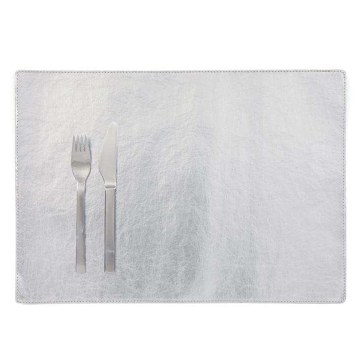 PLACEMAT METALLIC SILVER (30 x SOFORT LIEFERBAR)