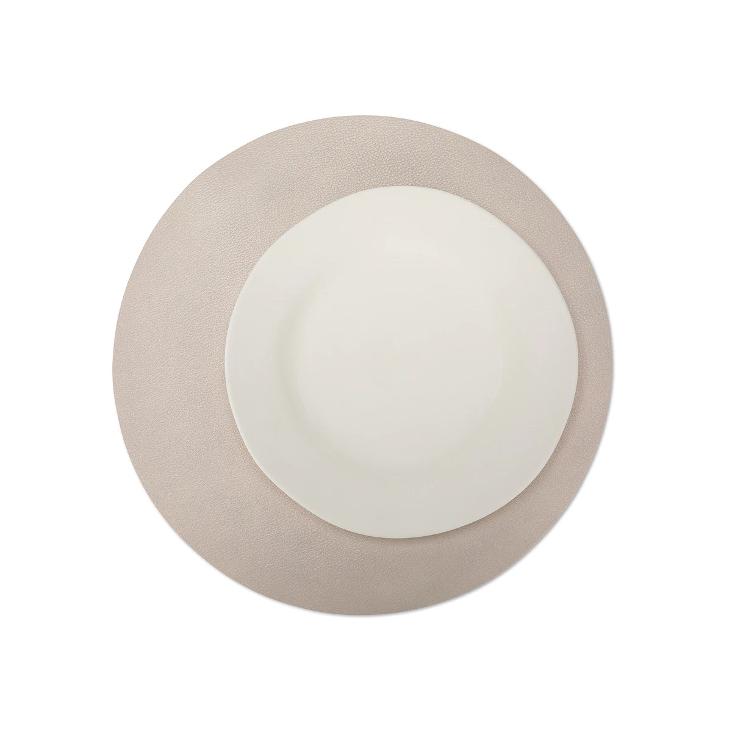 LAPAPER PLACEMAT ROUND LATTE