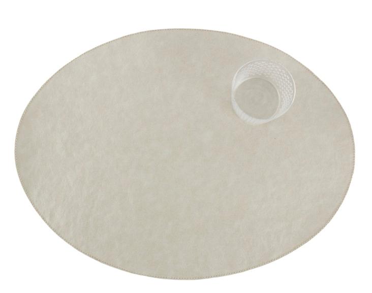 PLACEMAT OVAL TEC CASHMERE