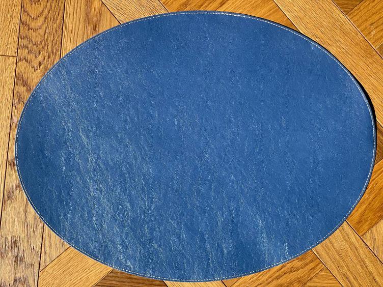 PLACEMAT OVAL TEC DENIM