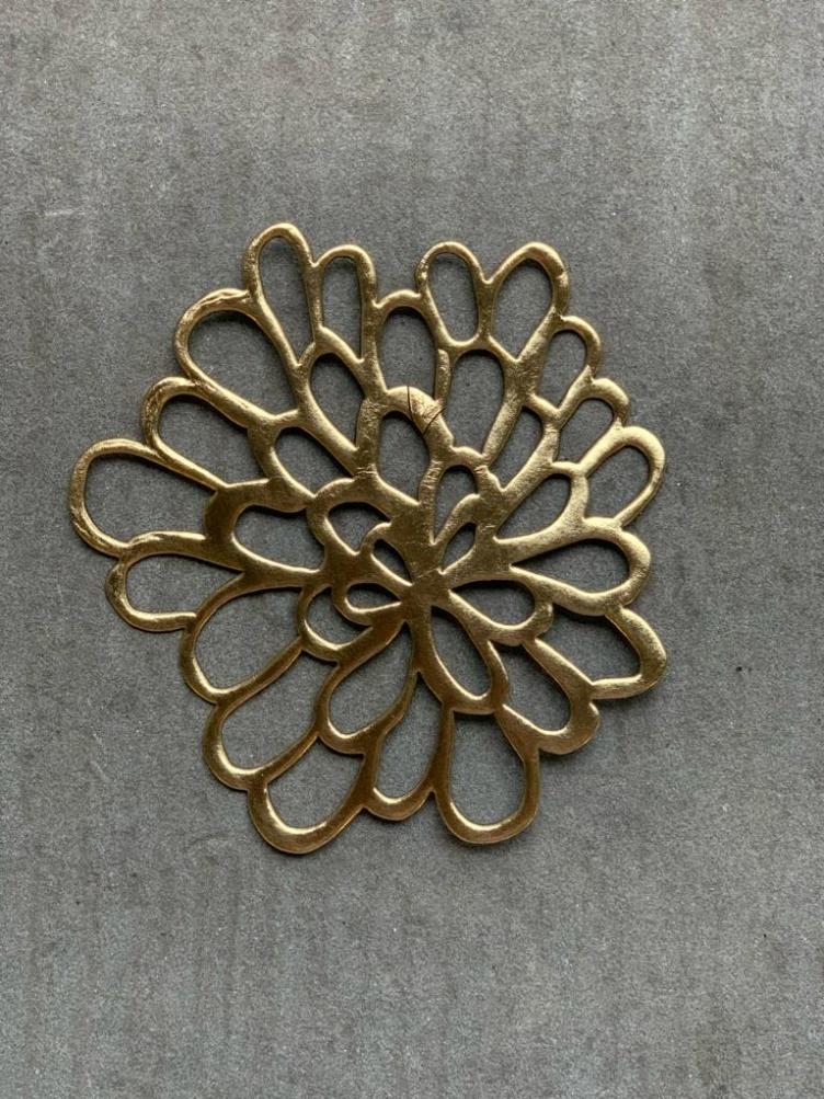 LACE COASTER GOLD