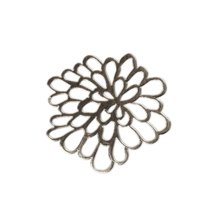 LACEMAT COASTER PLATINO